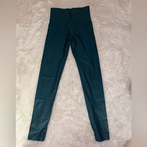 Carbon38 Turquoise High Waisted Leggings